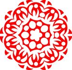 原创印花剪花古典图案图形元素