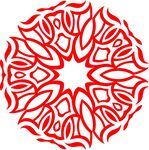 原创印花剪花古典图案图形元素
