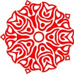 原创印花剪花古典图案图形元素