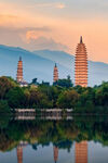 云南大理崇圣寺三塔