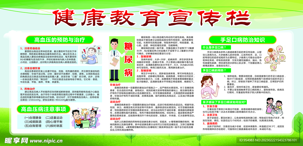 健康教育宣传专栏