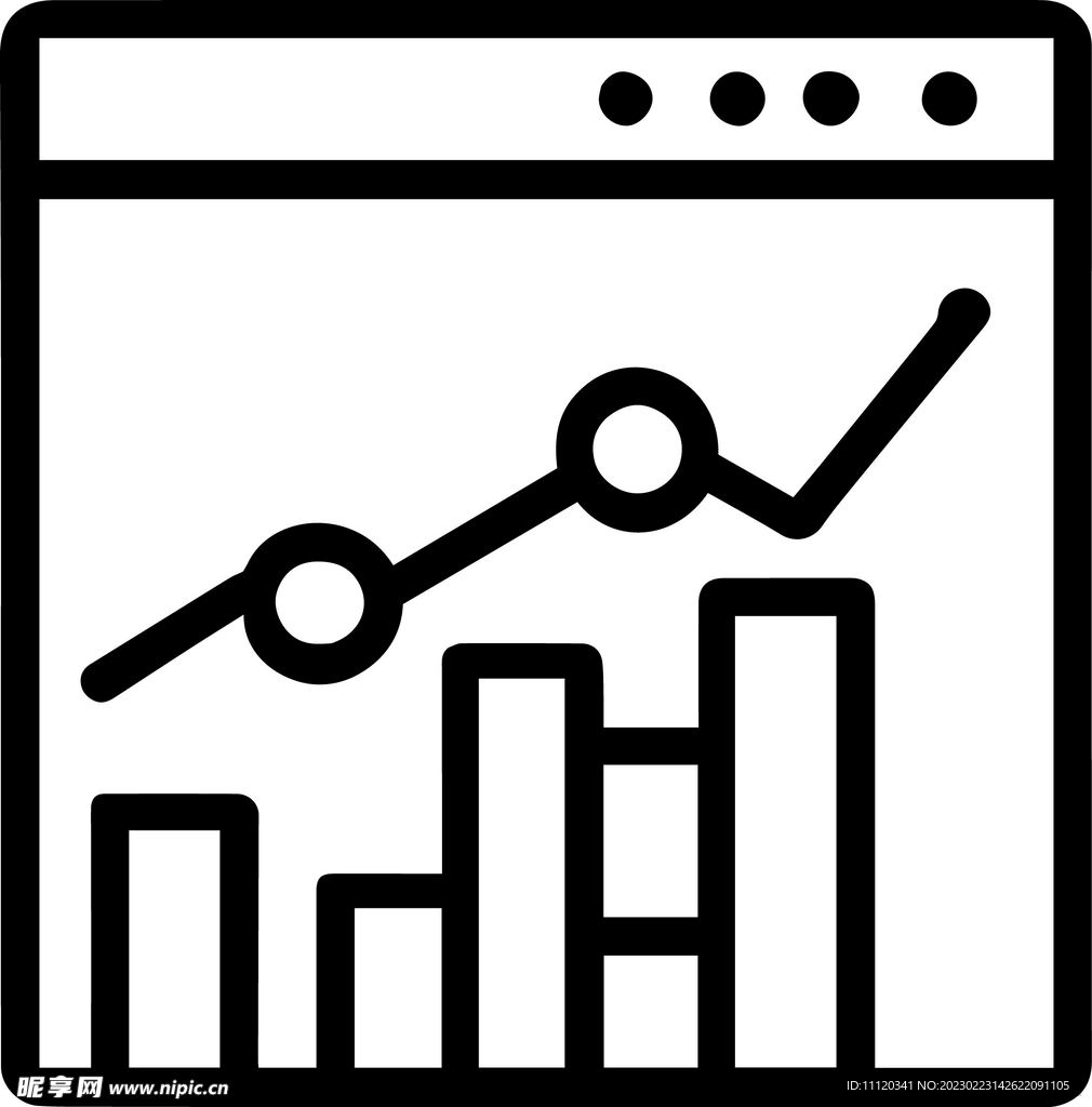 图表介绍矢量素材