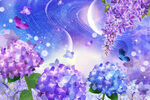 浪漫紫色花