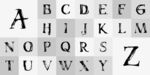 字母写作矢量素材