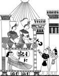 埃及信仰矢量素材