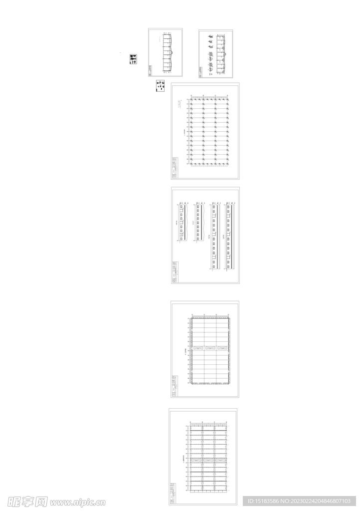 三联跨厂房CAD