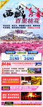西藏百里桃花旅游海报