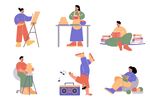 扁平化人物