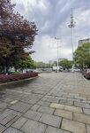 春天城市街景