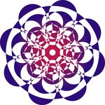 几何花装饰矢量素材