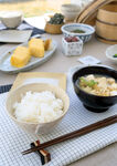 居家餐桌美食米饭豆腐汤