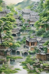 风景插画