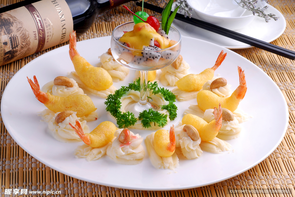 豆泥沙拉虾