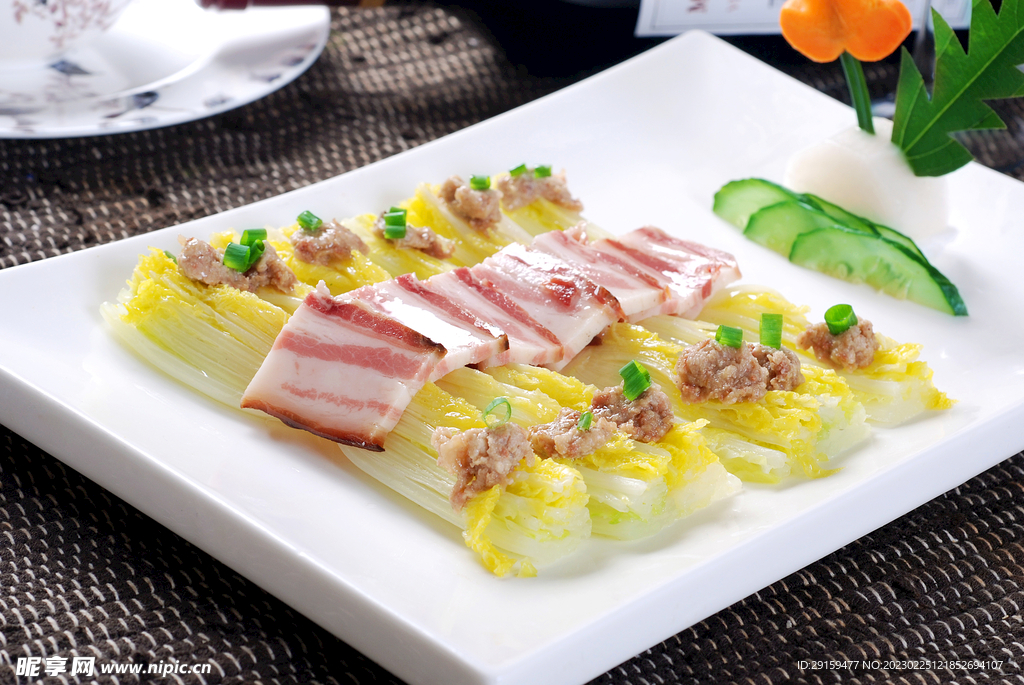 鹅肝娃娃菜