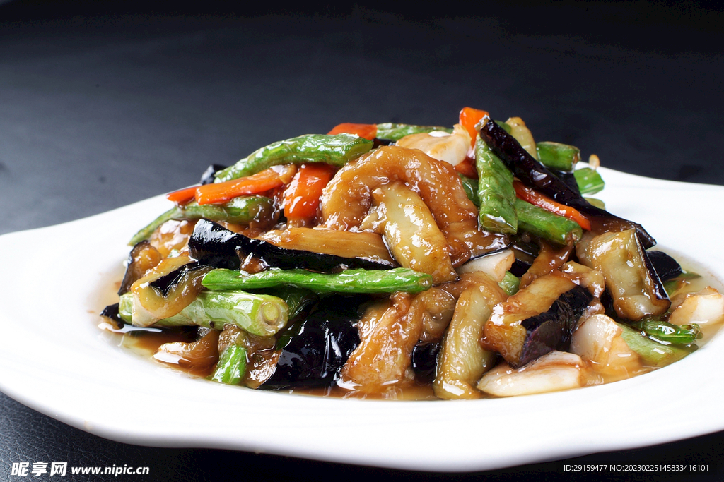 四季豆烧茄子
