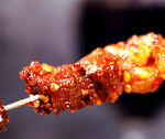 羊肉串特写