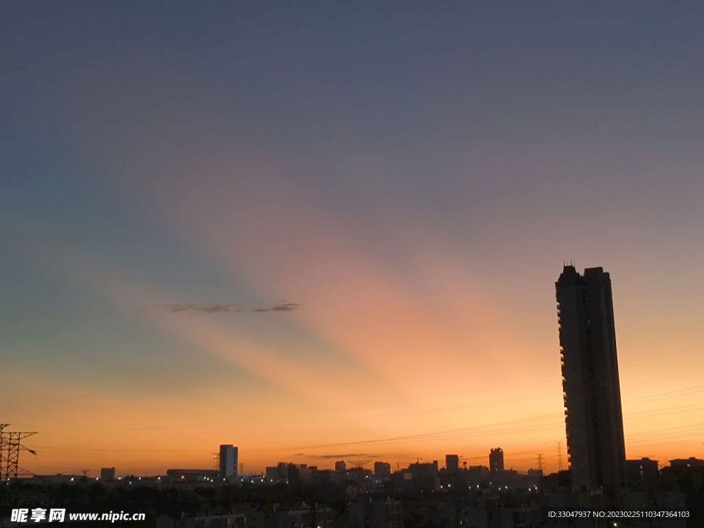 黄色天空