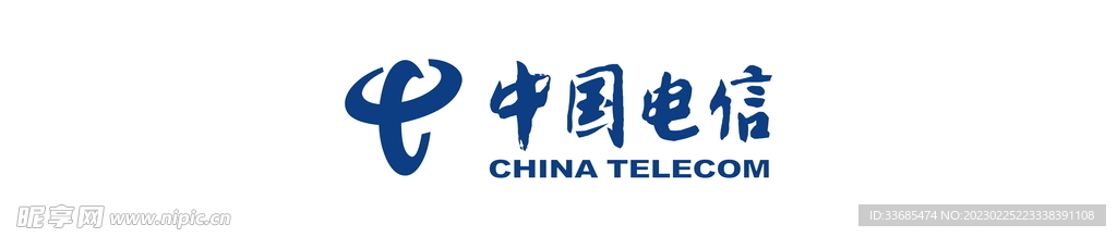 中国电信logo门头
