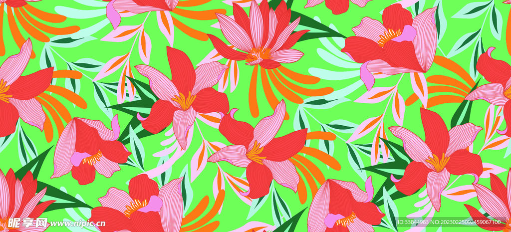 手绘花