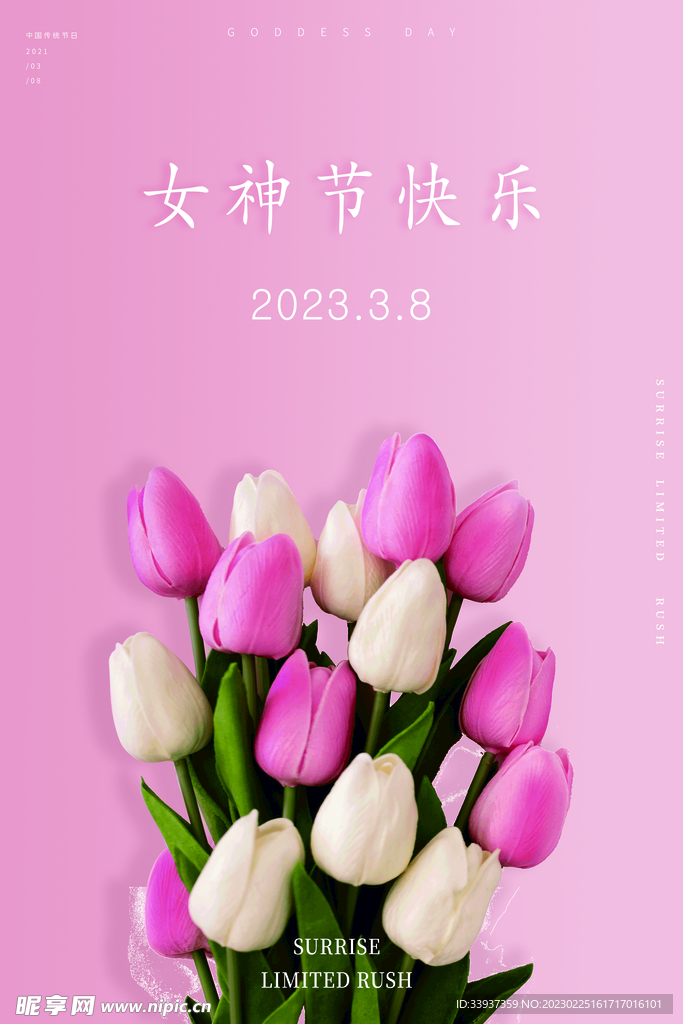 女神节海报