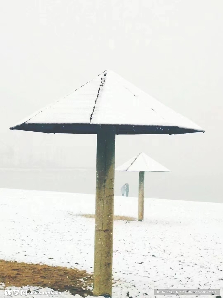 骆马湖雪景