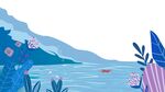 海豚表演背景环保宣传