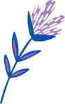 植物花环保插画
