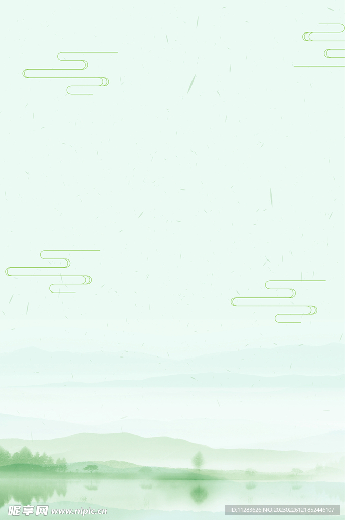中国风初春背景