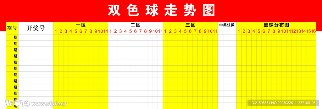 双色球走势图