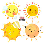 太阳卡通
