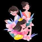 女生插画