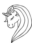 独角兽童话矢量素材