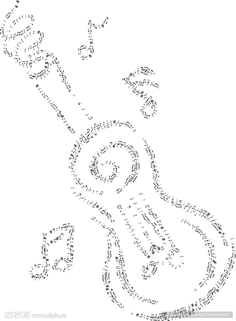 吉他矢量素材