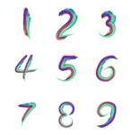 油漆数字