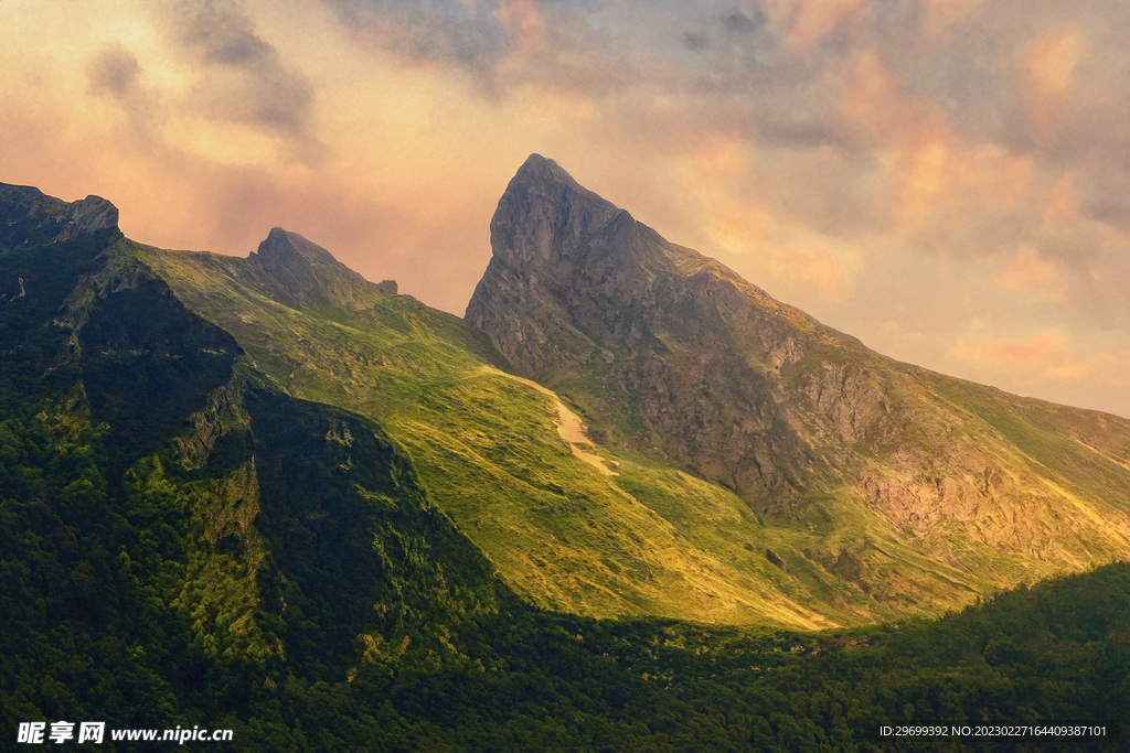 高山美景