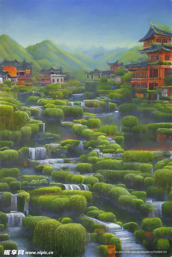 风景插画