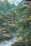 风景插画