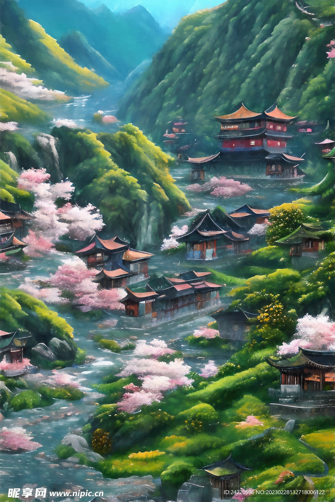 风景插画