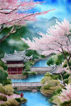 风景插画