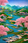 风景插画
