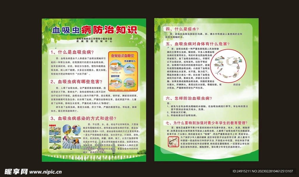 血吸虫传单