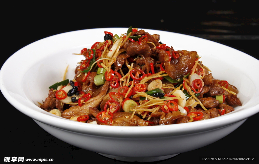 肉丝炒肉片