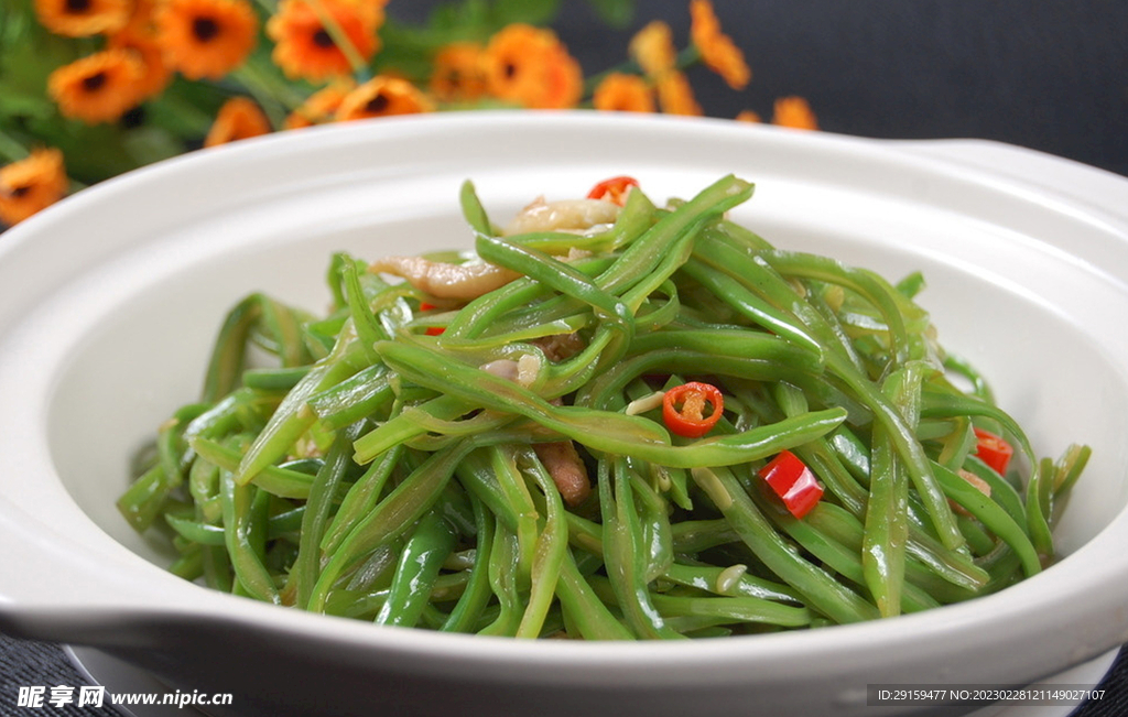砂锅四季豆
