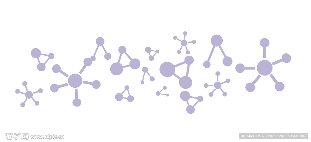 分子结构矢量图