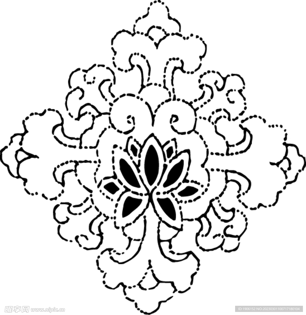 古典花纹
