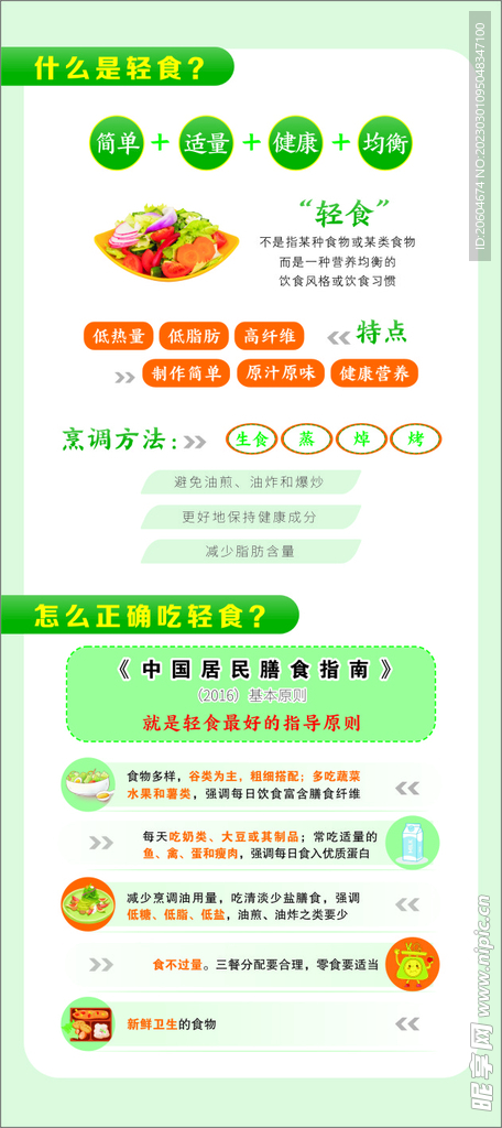 轻食宣传