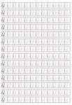幼儿园4 数字描4红 数字4规
