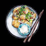 手绘美食海报图片