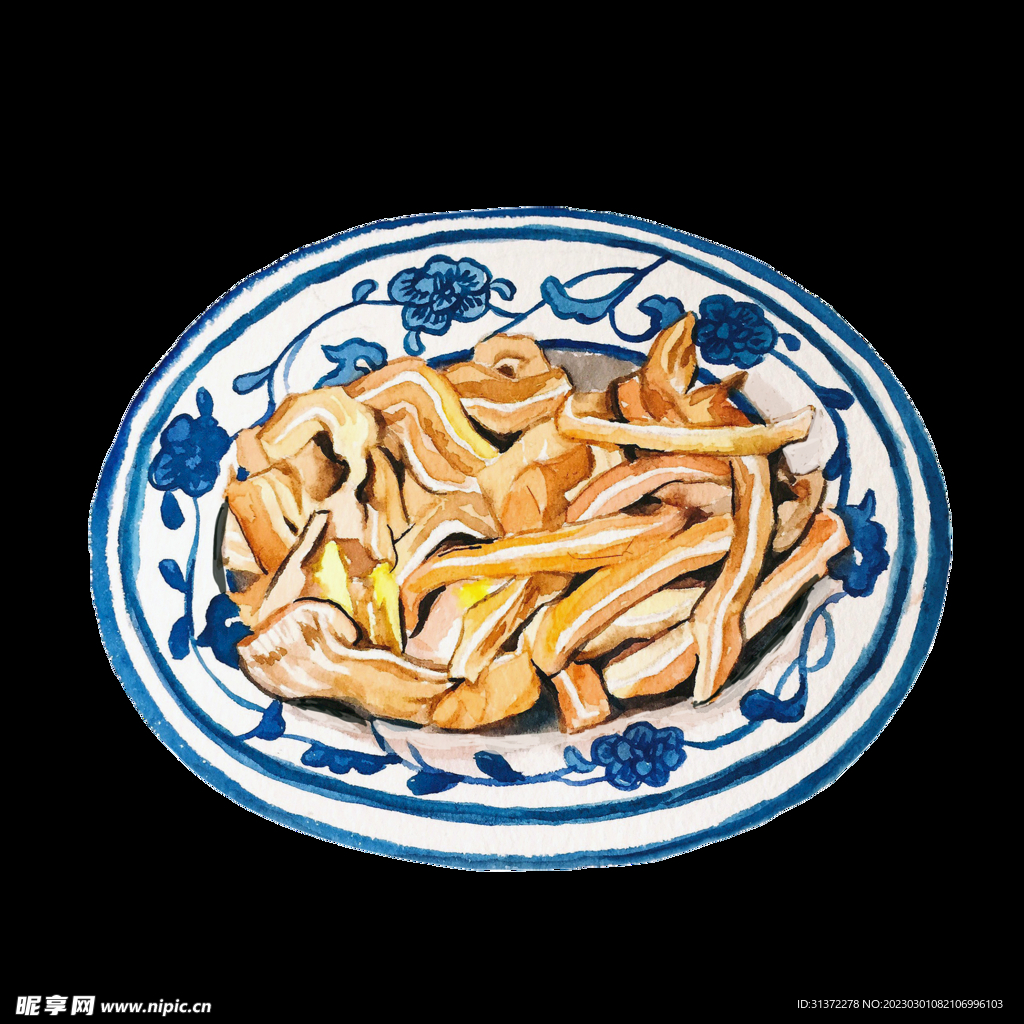  手绘美食海报图片