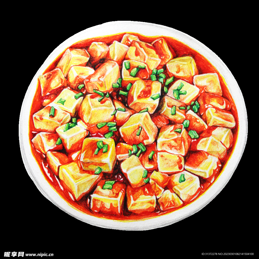 手绘美食海报图片